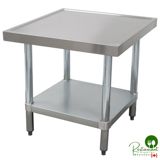 Advance Tabco AG-MT-303 30"x 36" Stainless Steel Mixer Table with Galvanized Undershelf