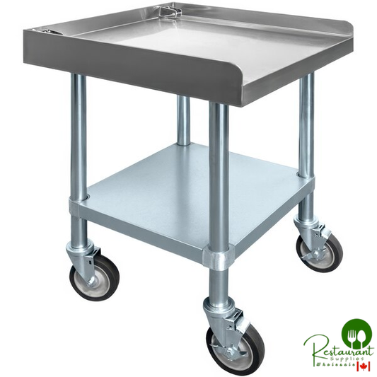 Tortilla Masters TMES-24 24" x 24" 16 Gauge Stainless Steel Equipment Stand for TM105 Tortilla Machines
