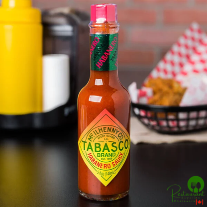 TABASCO® 5 fl. oz. Habanero Hot Sauce - 12/Case
