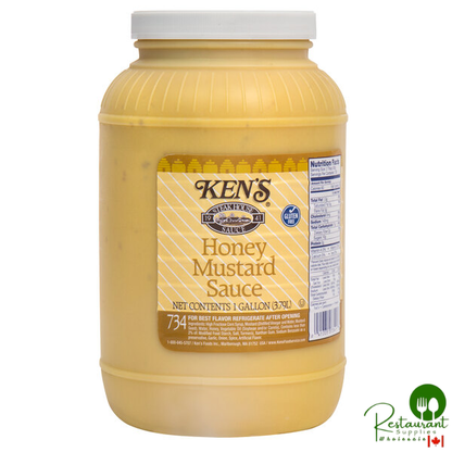 Ken's Foods 1 Gallon Honey Mustard Sauce - 4/Case