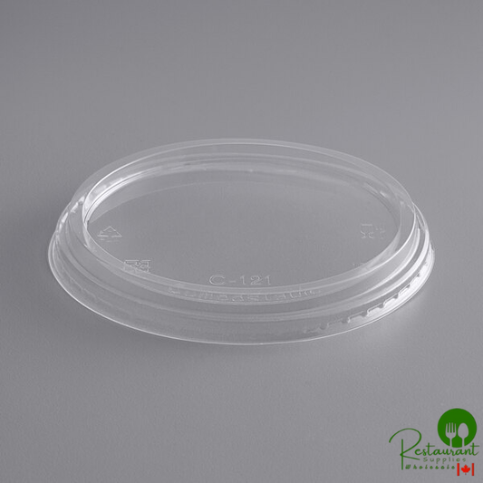Stalk Market Clear PLA Lid for 8, 12, 16, 32 oz. Deli Containers - 600/Case