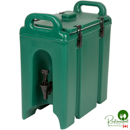 Cambro 250LCD519 Camtainer® 2.5 Gallon Kentucky Green Insulated Beverage Dispenser