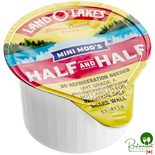 Land O Lakes Mini Moo's Half and Half Single Serve Cups - 192/Case