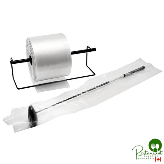 2 1/2" x 1500' 2 Mil Clear Polyethylene Layflat Tubing on a Roll By Prime