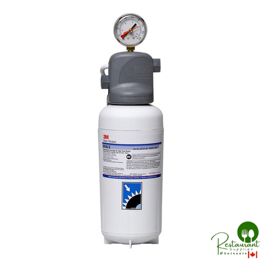 3M Water Filtration Products ICE145-S High Flow Series Water Filtration System with Valve in Head - 3 Micron Rating and 2.1 GPM