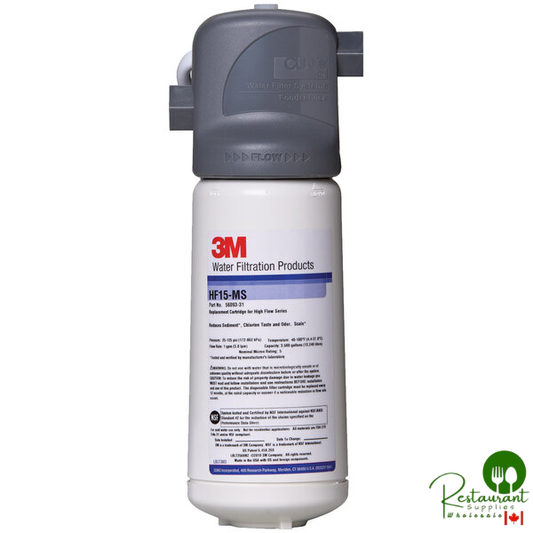 3M Water Filtration Products 5626204 BREW115-MS High Flow Coffee / Tea Water Filtration System - 5 Micron Rating and 1 GPM