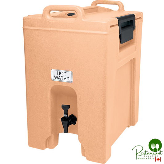Cambro UC1000157 Ultra Camtainer® 10.5 Gallon Coffee Beige Insulated Beverage Dispenser