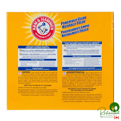 Arm & Hammer® 9.86 lb. Clean Burst HE Powder Laundry Detergent - 3/Case