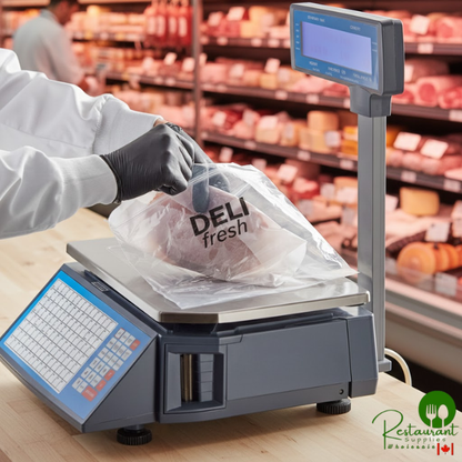 LK Packaging 10 1/2" x 8" Unprinted Plastic Deli Saddle Bag with Seal Top - 1,000/Case