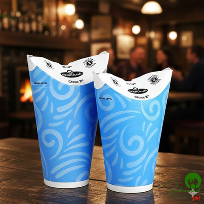 LK Packaging #ReadyFresh All-In-One Butterfly Paper Cold Cup 24 oz. - 1,152/Case