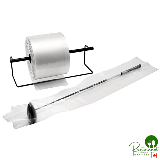 2" x 1000' 3 Mil Clear Polyethylene Layflat Tubing on a Roll By Prime