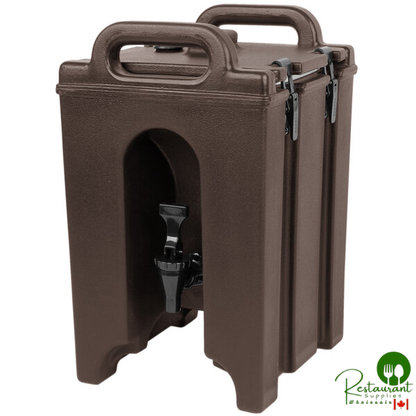 Cambro 100LCD131 Camtainer® 1.5 Gallon Dark Brown Insulated Beverage Dispenser