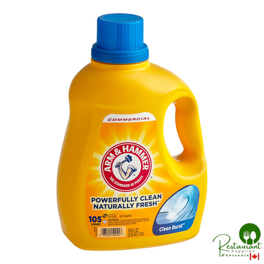 Arm & Hammer® 33200-50024 Clean Burst 105 oz. Liquid Laundry Detergent - 4/Case