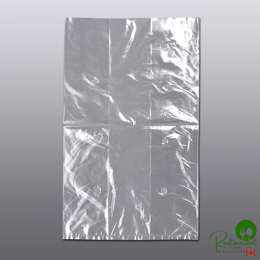 LK Packaging 7" x 5" x 11" Low Density Polyethylene Lettuce Bag with Vent Holes - 1,000/Case