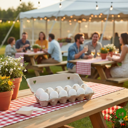 Natural Pulp One Dozen Egg Carton - 240/Case