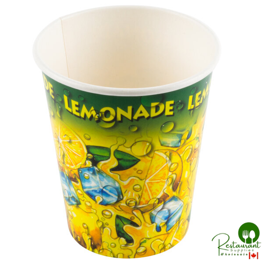 16 oz. Squat "Lemonade Ice" Paper Cup - 1,000/Case