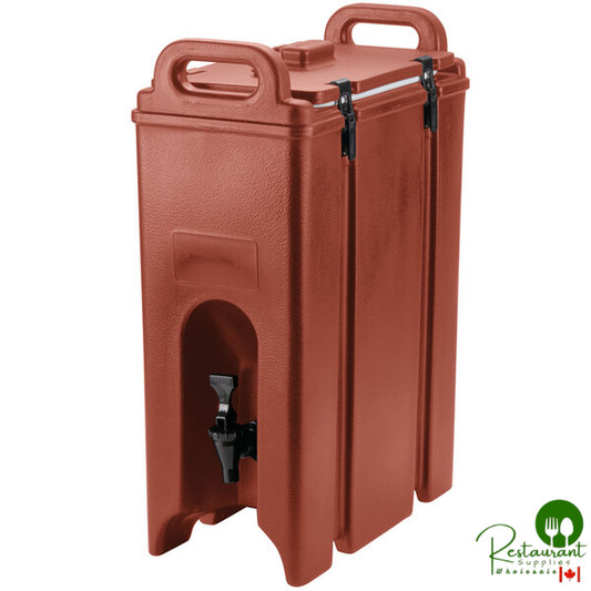 Cambro 500LCD402 Camtainer® 4.75 Gallon Brick Red Insulated Beverage Dispenser