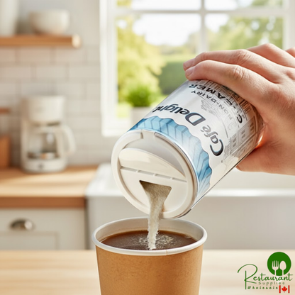 Cafe Delight 12 oz. Non-Dairy Powdered Creamer Canister - 24/Case