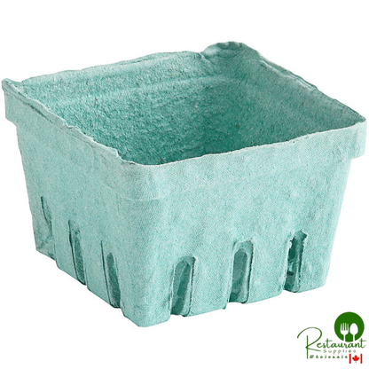 1 Pint Green Molded Pulp Berry / Produce Basket - 500/Case