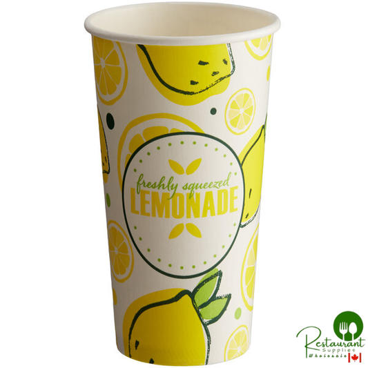 16 oz. Poly Paper Lemonade Cup By Prime - 1,000/Case