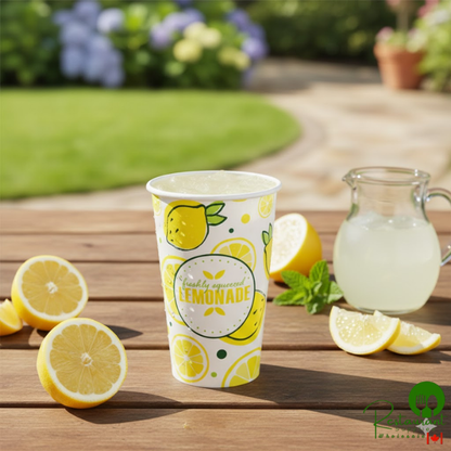 16 oz. Poly Paper Lemonade Cup By Prime - 1,000/Case