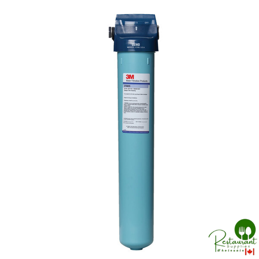 3M Water Filtration Products 5557609 Single Drop-In Prefilter Housing with Shut-off Valve Handle and Opaque Sump