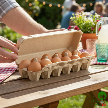 Pulp One Dozen Egg Carton By Prime - 240/Case