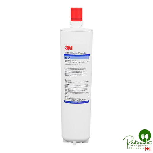 3M Water Filtration Products HF25-MS Replacement Cartridge for BREW125-MS Water Filtration System - 1 Micron and 1.5 GPM