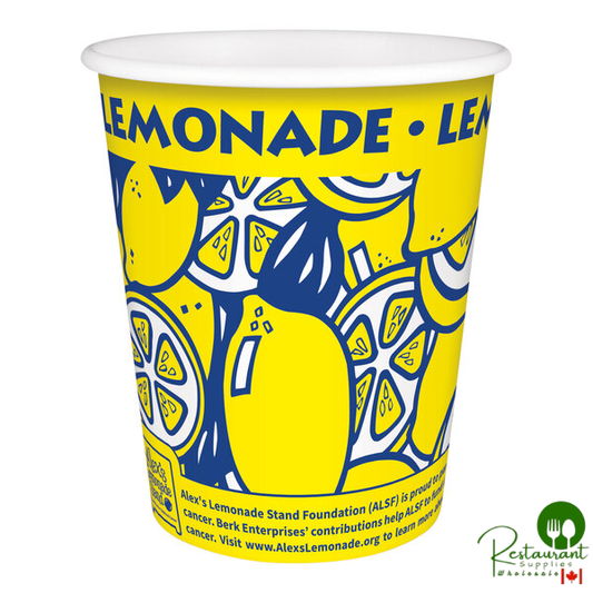 16 oz. Squat Paper Lemonade Cup - 1,000/Case
