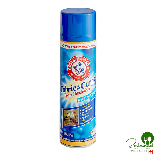 Arm & Hammer® 15 oz. Fabric and Carpet Foam Deodorizer Spray - 8/Case