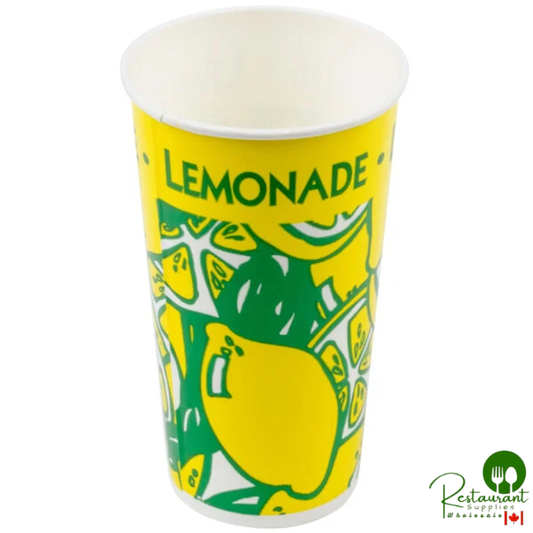 20 oz. Tall Paper Lemonade Cup - 1,000/Case
