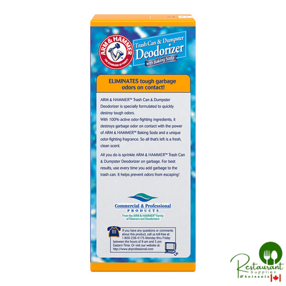 Arm & Hammer® 42.6 oz. Trash Can & Dumpster Deodorizer - 9/Case