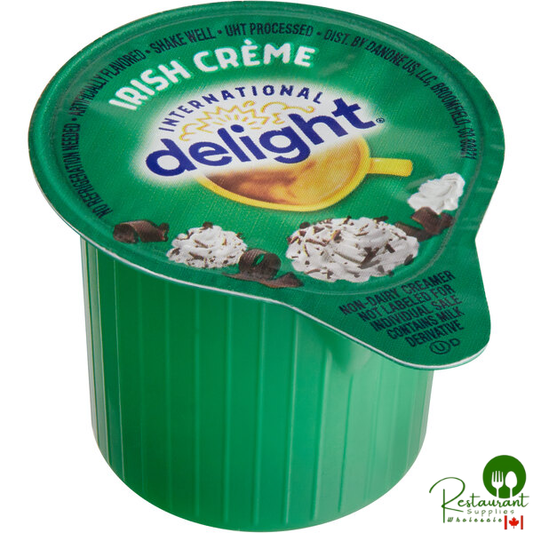International Delight Irish Creme Single Serve Non-Dairy Creamer - 288/Case