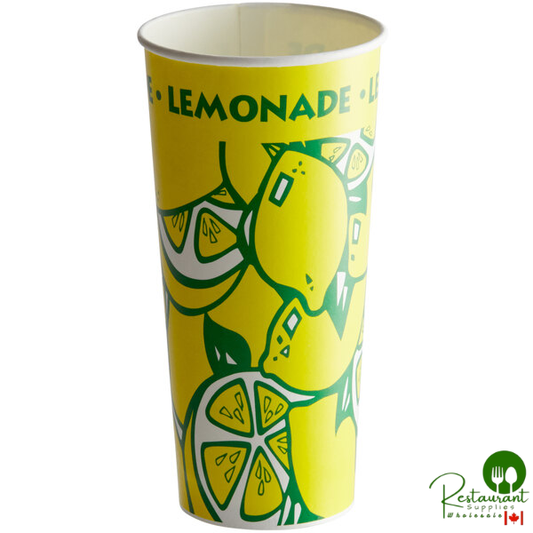 24 oz. Tall Paper Lemonade Cup - 1,000/Case