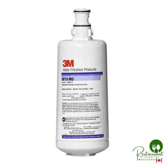 3M Water Filtration Products HF15-MS Replacement Cartridge for BREW115-MS Water Filtration System - 5 Micron and 1 GPM