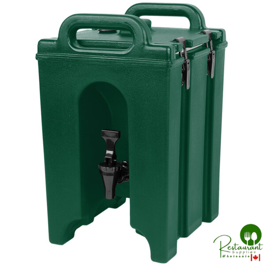 Cambro 100LCD519 Camtainer® 1.5 Gallon Kentucky Green Insulated Beverage Dispenser