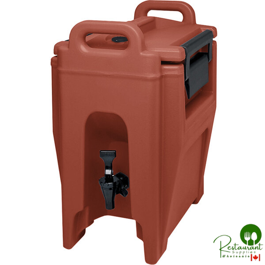 Cambro UC250402 Ultra Camtainer® 2.75 Gallon Brick Red Insulated Beverage Dispenser