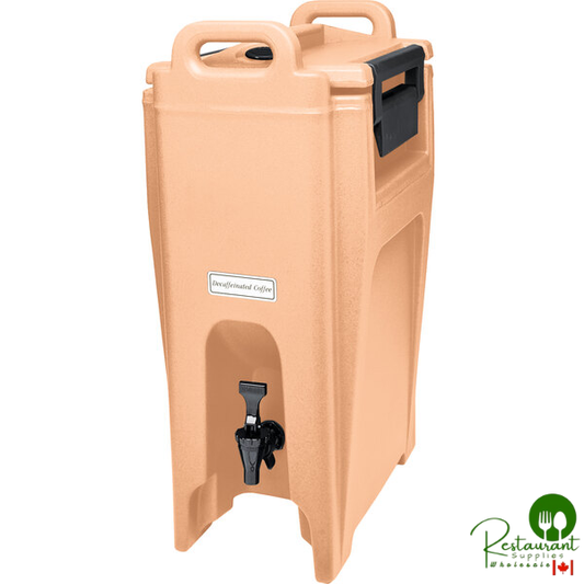 Cambro UC500157 Ultra Camtainer® 5.25 Gallon Coffee Beige Insulated Beverage Dispenser