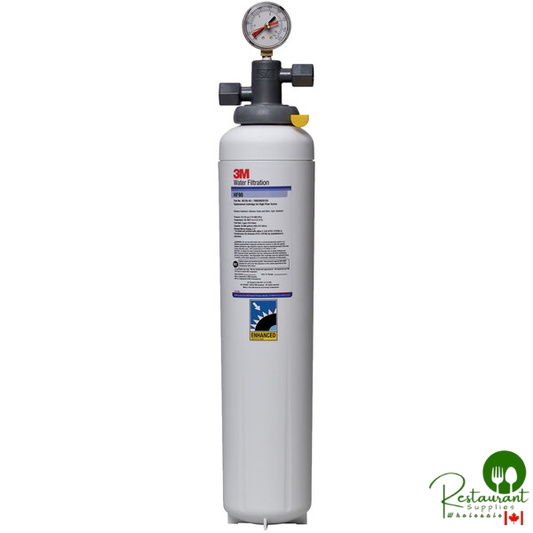 3M Water Filtration Products BEV190 Single Cartridge Cold Beverage Water Filtration System - .2 Micron Rating and 5.0 GPM