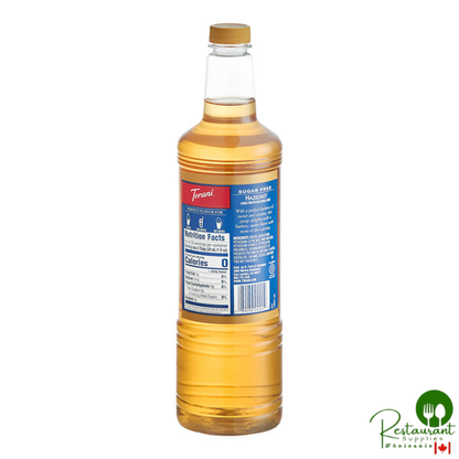 Torani Sugar-Free Hazelnut Flavoring Syrup Plastic Bottle 1 Liter - 6/Case