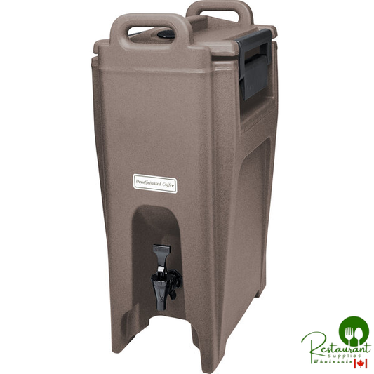 Cambro UC500194 Ultra Camtainer® 5.25 Gallon Granite Sand Insulated Beverage Dispenser