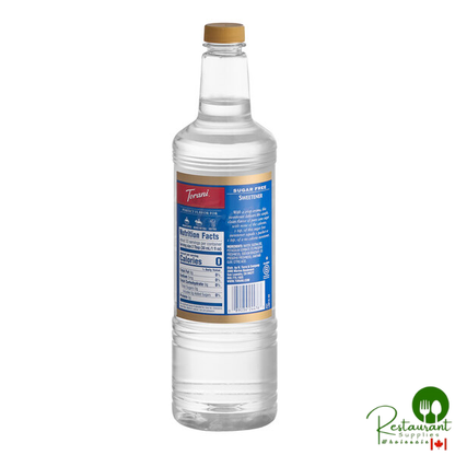 Torani Sugar-Free Sweetener Syrup Plastic Bottle 1 Liter - 6/Case