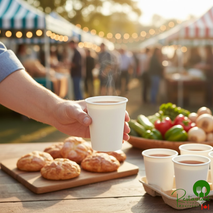 5 oz. White Unlined Paper Cold Cup By Prime - 3,000/Case