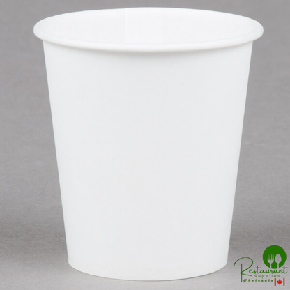 Bare by Solo 44-2050 Eco-Forward 3 oz. Wax Treated White Paper Cold Cup - 5,000/Case