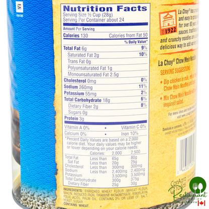La Choy 24 oz. Can Chow Mein Noodles - 6/Case