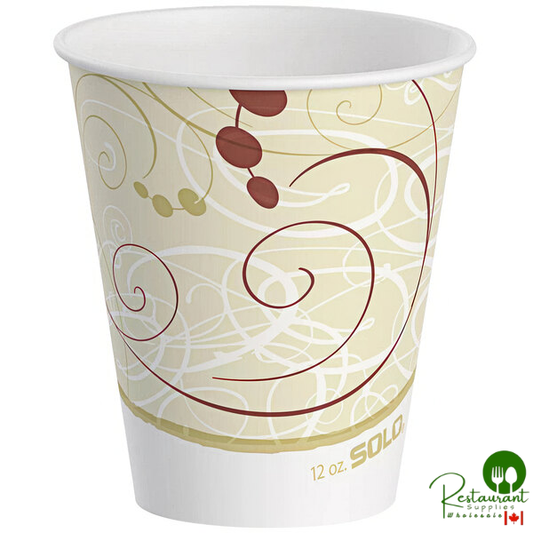 Solo Symphony 12 oz. Poly Paper Squat Cold Cup - 2,000/Case