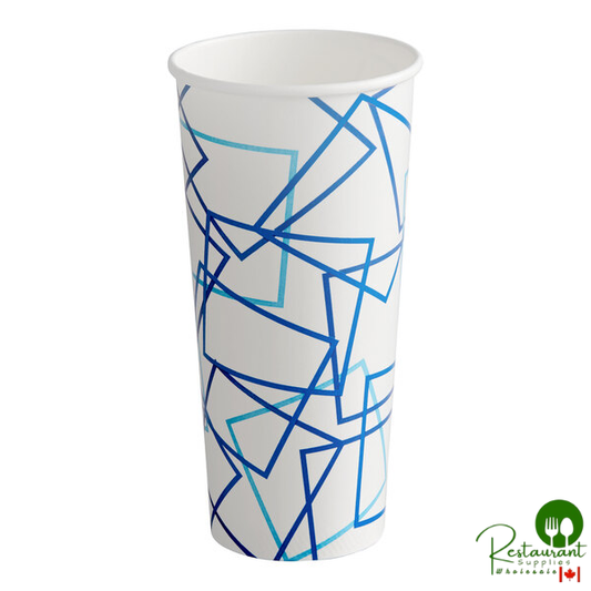 22 oz. Poly Paper Cold Cup By Prime- 1,000/Case