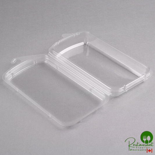 CKF Clear 2 oz. Hook Top Clamshell Herb Pack - 600/Case