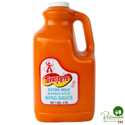 Texas Pete 1 Gallon Extra Mild Buffalo Style Wing Sauce - 4/Case