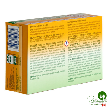 Arm & Hammer® 100-Count Free & Clear Dryer Sheets - 6/Case